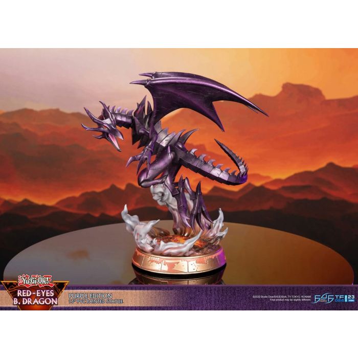 Yu-Gi-Oh! PVC Statue Red-Eyes B. Dragon Purple Colour 33 cm