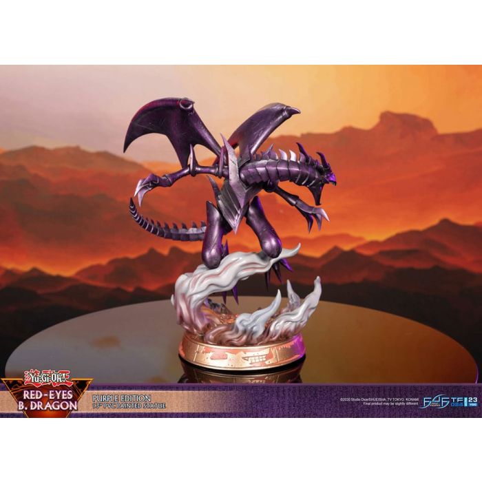 Yu-Gi-Oh! PVC Statue Red-Eyes B. Dragon Purple Colour 33 cm