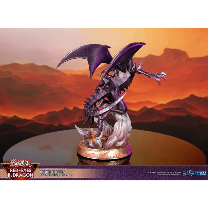 Yu-Gi-Oh! PVC Statue Red-Eyes B. Dragon Purple Colour 33 cm