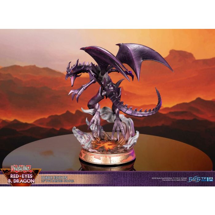 Yu-Gi-Oh! PVC Statue Red-Eyes B. Dragon Purple Colour 33 cm