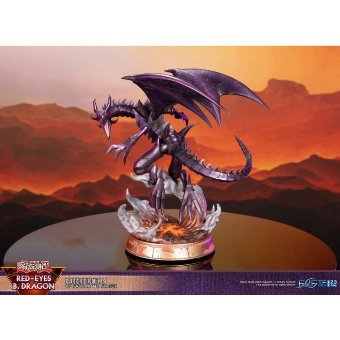 Yu-Gi-Oh! PVC Statue Red-Eyes B. Dragon Purple Colour 33 cm