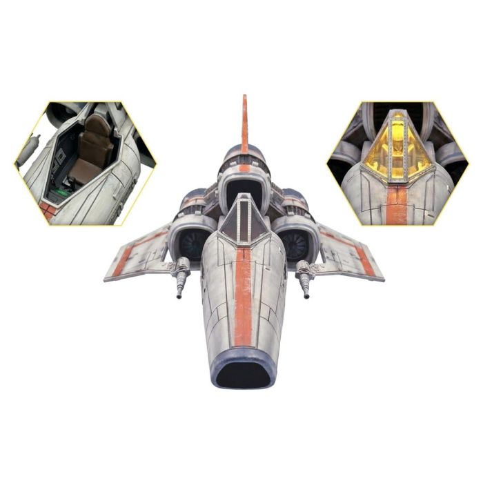 Battlestar Galactica Action Figure with Vehicle Colonial Viper Mk & Lieutenant Boomer
