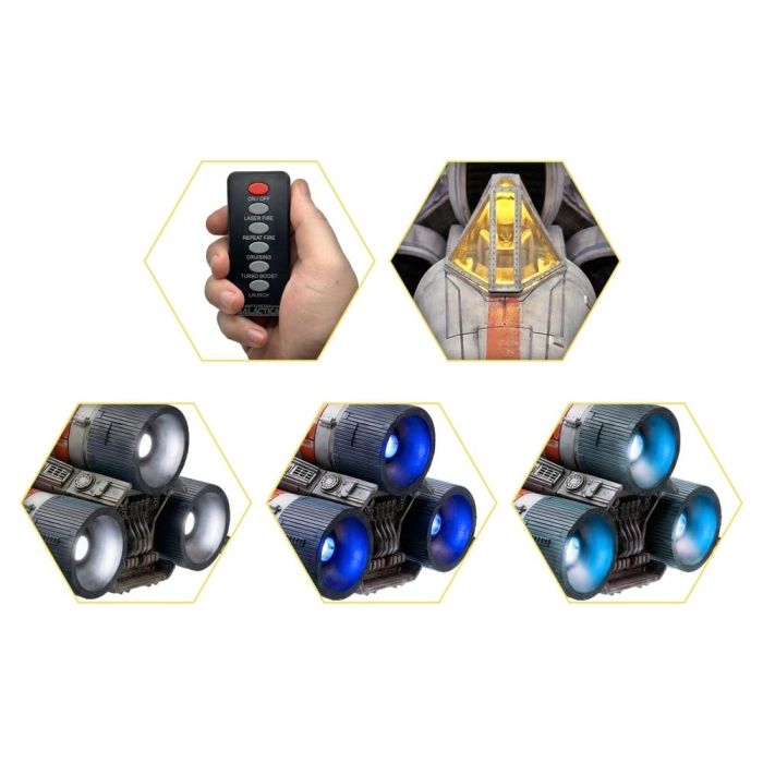 Battlestar Galactica Action Figure with Vehicle Colonial Viper Mk & Lieutenant Boomer