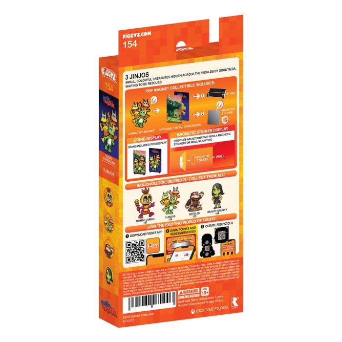 Banjo-Kazooie FiGGYZ Magnet Collectible Jinjos 11 cm