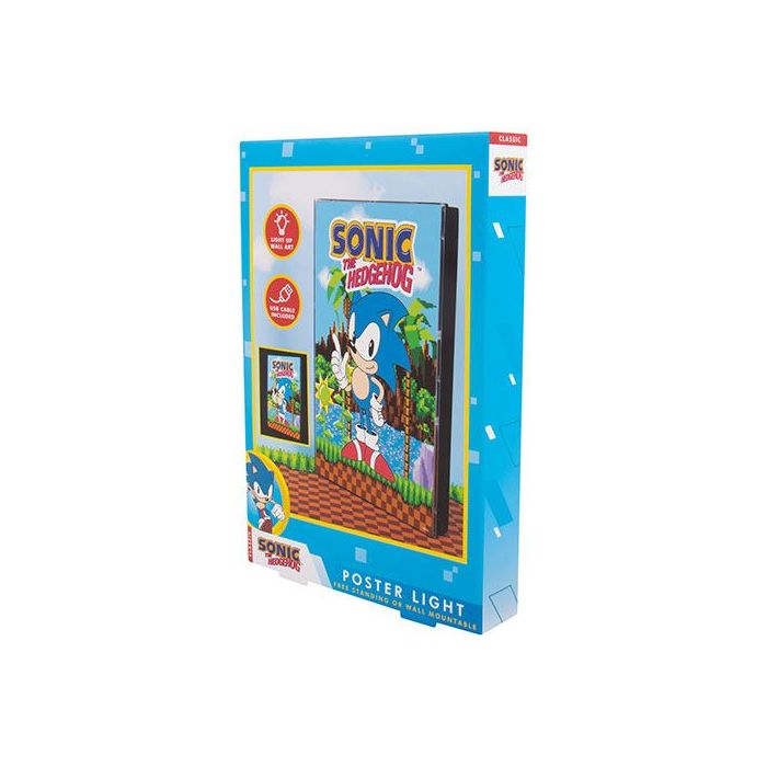Sonic the Hedgehog Poster light