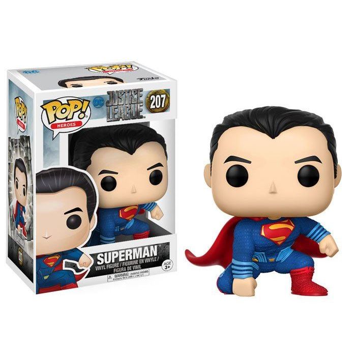 Justice League Movie POP! Movies Vinyl Figure Superman (Landing Pose) 9 cm