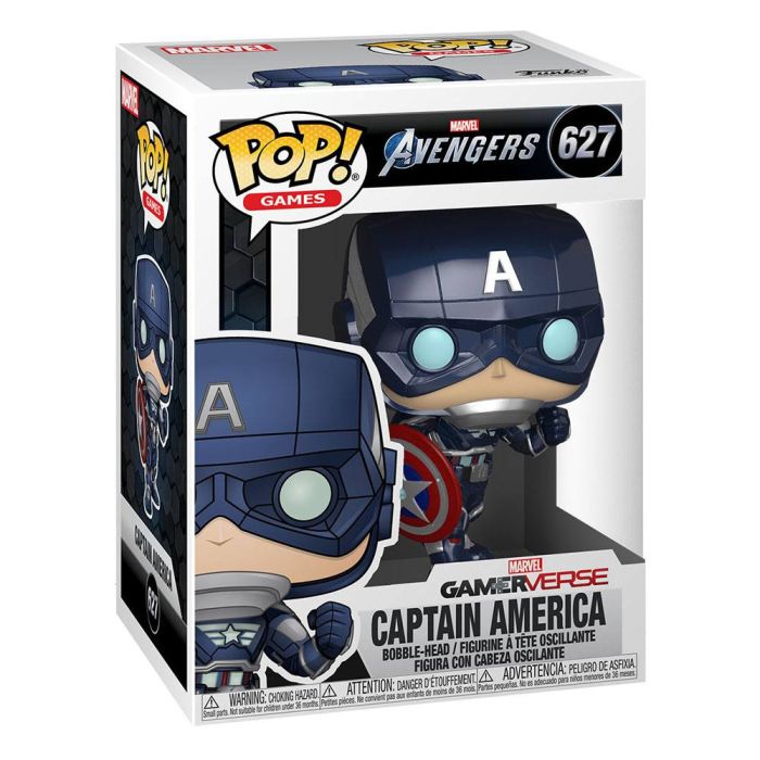 Captain America (Stark Tech Suit) - Funko Pop! - Avengers Game