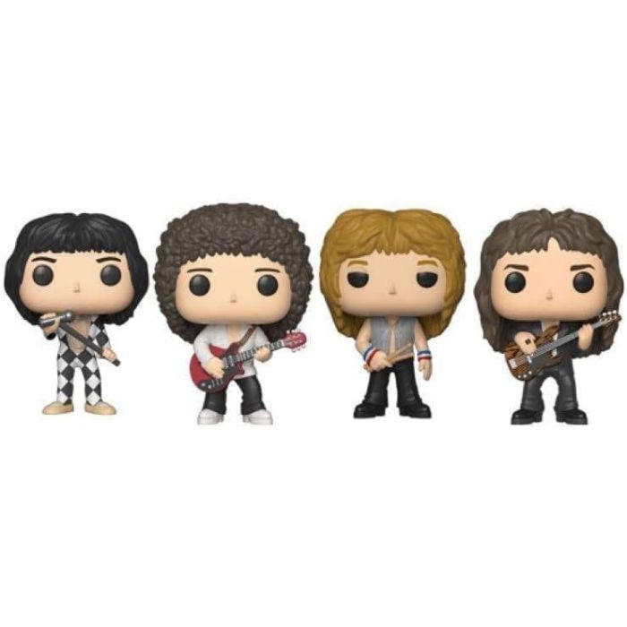 Freddie, Brian, Roger en John - Funko Pop! Queen - 4-pack
