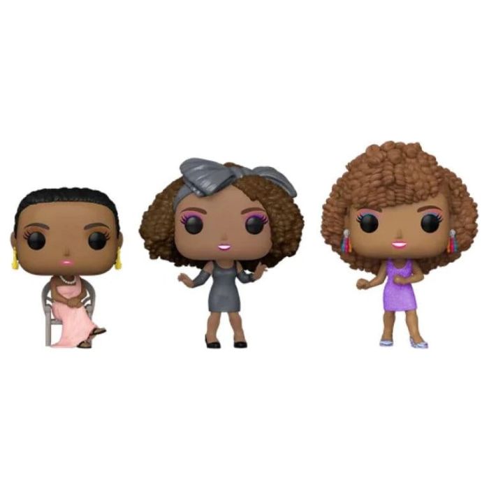 Whitney Houston POP! Icons Vinyl Figures 3-Pack Exclusive Edition 9 cm