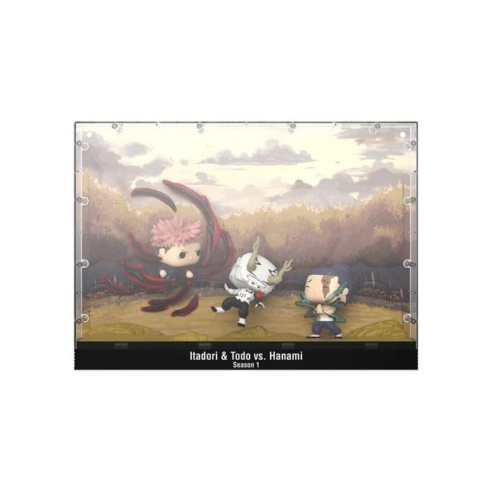 Jujutsu Kaisen POP Moments Vinyl Figures Itadori & Todo vs Hanami 9 cm