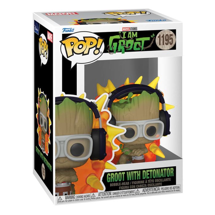 Groot with Detonator - Funko Pop! - I Am Groot