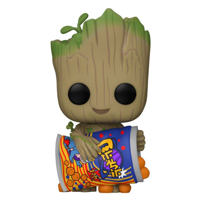 Groot with Cheese Puffs - Funko Pop! - I Am Groot