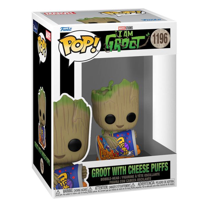 Groot with Cheese Puffs - Funko Pop! - I Am Groot