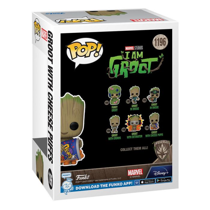 Groot with Cheese Puffs - Funko Pop! - I Am Groot