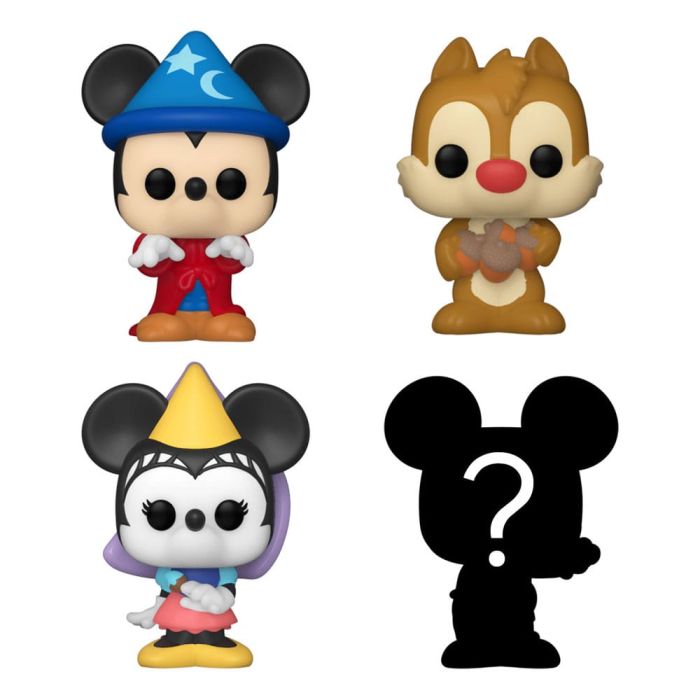 Sorcerer Mickey, Dale, Princess Minnie and mystery chase - Funko Bitty Pop! - Disney Classics