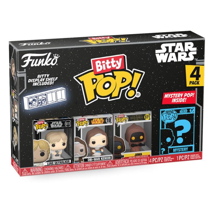 Luke, Obi-Wan, Jawa and mystery chase - Funko Bitty Pop! - Star Wars