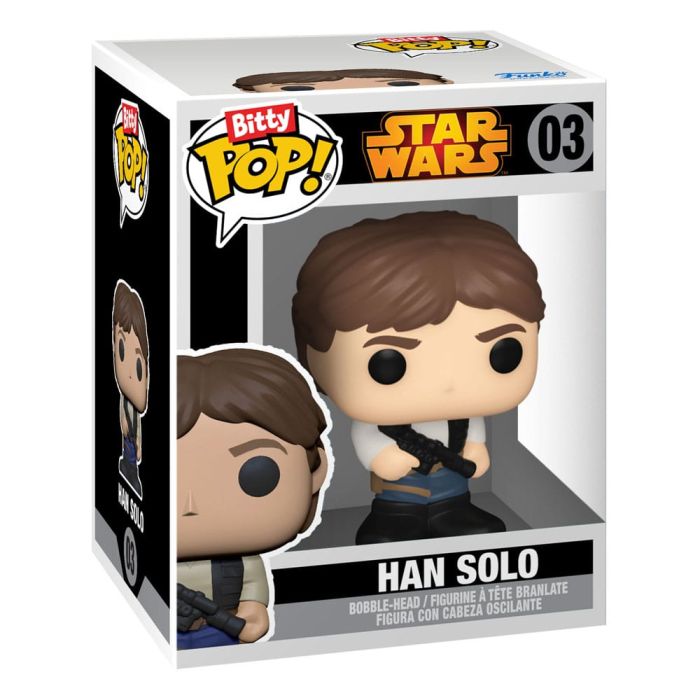 Han Solo, Chewbacca, Greedo and mystery chase - Funko Bitty Pop! - Star Wars