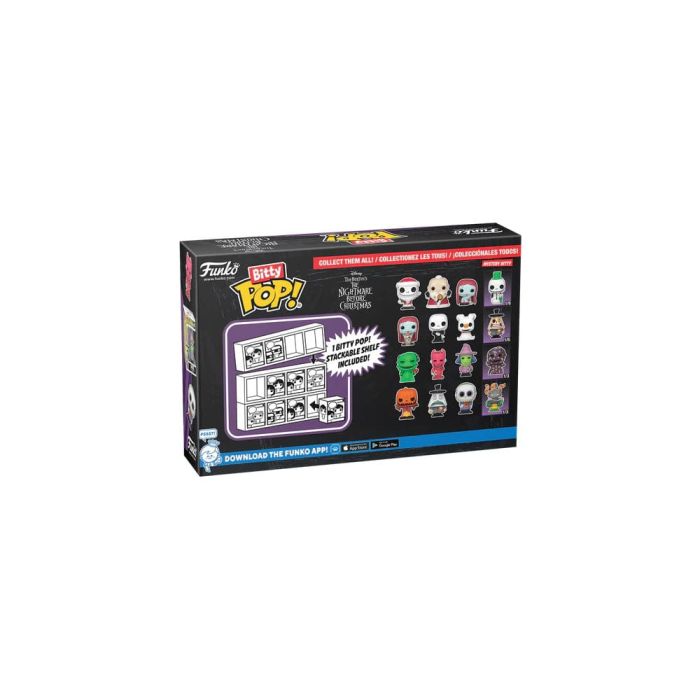 Nightmare Before Christmas Bitty POP! Vinyl Figure 4-Pack Santa Jack 2,5 cm