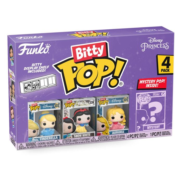 Cinderella, Snow White, Aurora and mystery chase - Funko Bitty Pop! - Disney