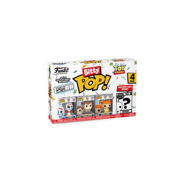 Forky, Sheriff Woody, Gabby Gabby and mystery chase - Funko Bitty Pop! - Toy Story