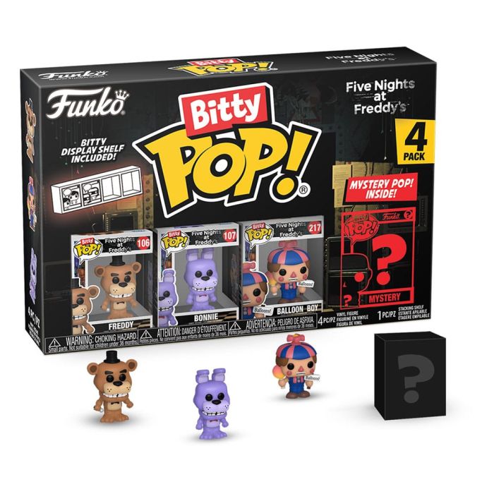 Freddy, Bonnie, Balloon Guy and mystery chase - Funko Bitty Pop! - Five Nights at Freddy's