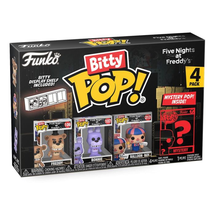 Freddy, Bonnie, Balloon Guy and mystery chase - Funko Bitty Pop! - Five Nights at Freddy's