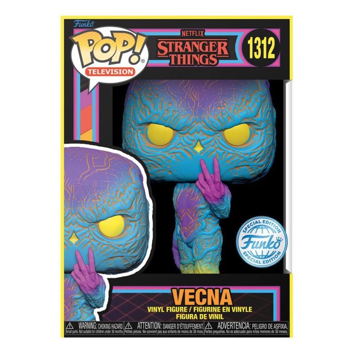 Stranger Things POP! TV Vinyl Figures Vecna(BLKLT) 9 cm 