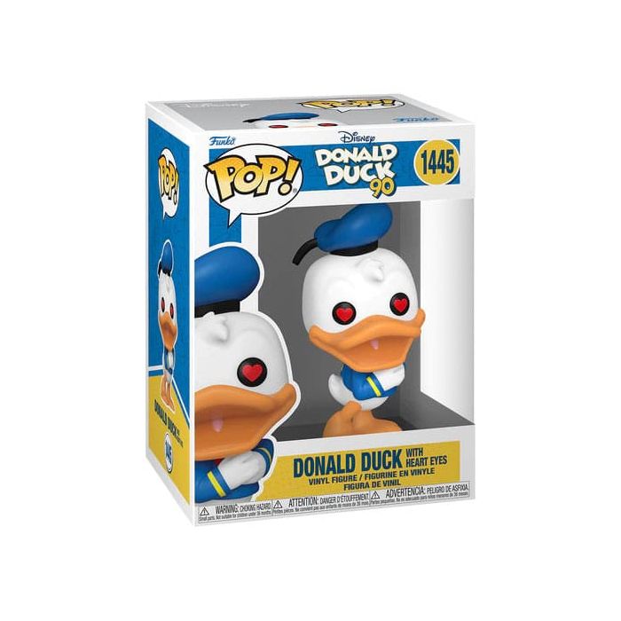 Disney DD 90th Anniversary POP! Disney Vinyl Figure Donald Duck(heart eyes) 9 cm