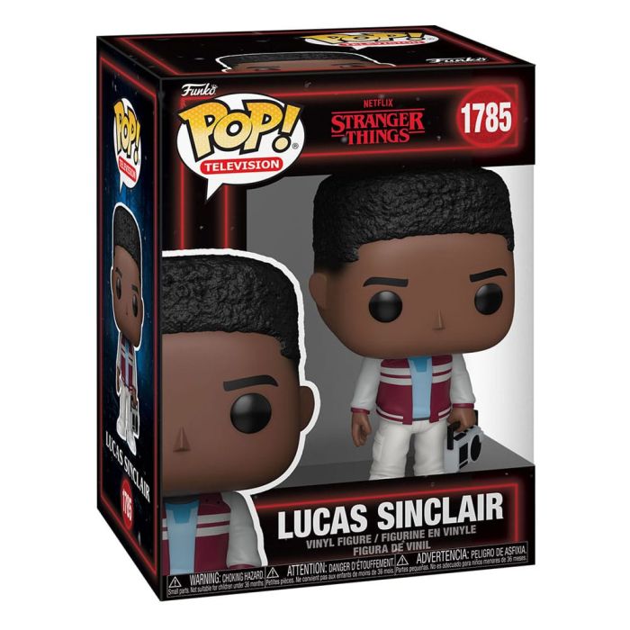 Stranger Things POP! Television Vinyl Figures Lucas Sinclair with Boombox 9 cm