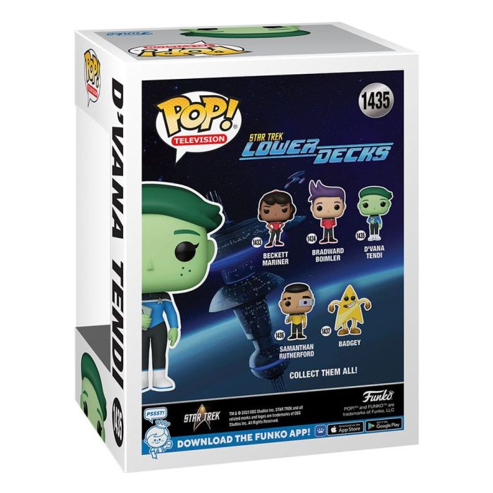 Star Trek Lower Decks POP! TV Vinyl Figure D'Vana 9 cm