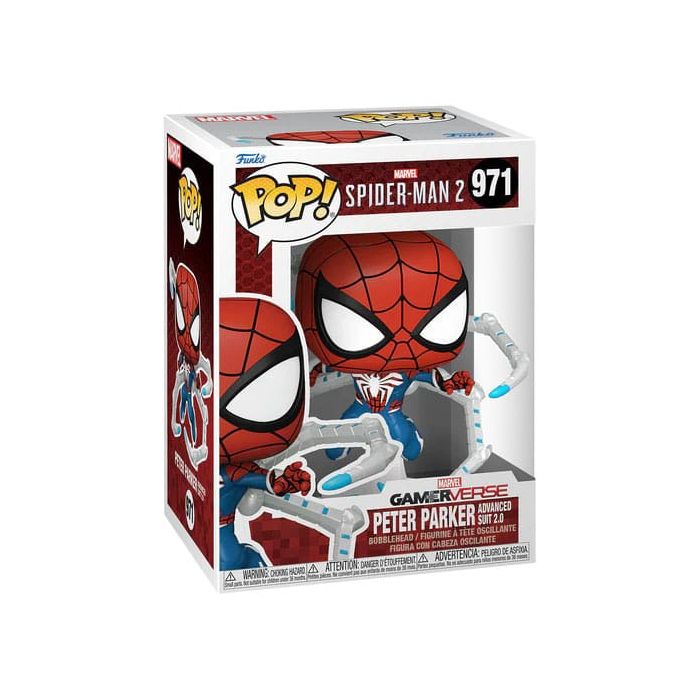 Spider-Man 2 POP! Games Vinyl Figure Peter Parker Suit 9 cm