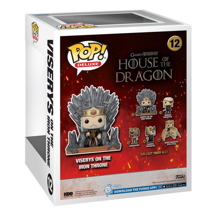 Viserys on Iron Throne - Funko Pop! Deluxe - House of the Dragon