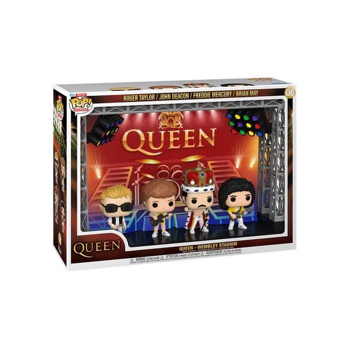 Queen POP Moments Deluxe Vinyl Figures 4-Pack Wembley Stadium