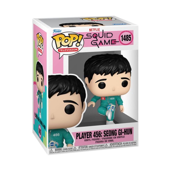 Squid Game POP! Television Vinyl Figure Player 456 Seong Gi-Hun (Kicking Jegi) 9 cm 