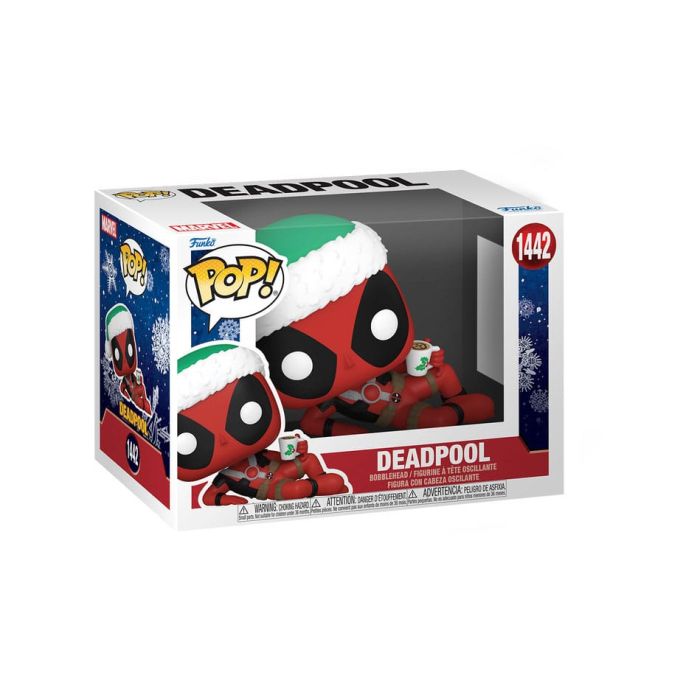 Marvel POP! Vinyl Figure Holiday Deadpool 9 cm