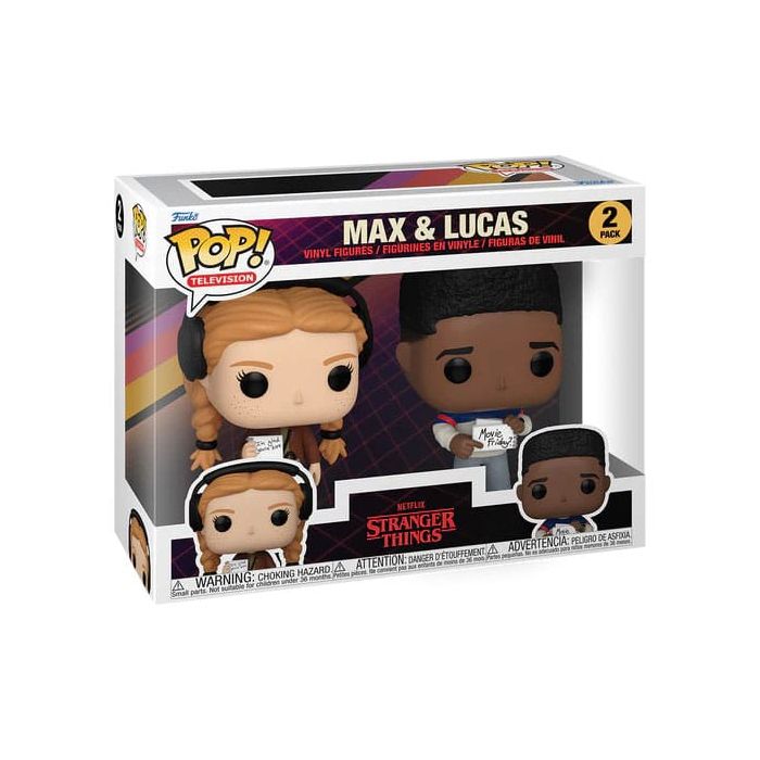 Stranger Things POP! Animation Vinyl Figures 2-Pack Max & Lucas 9 cm