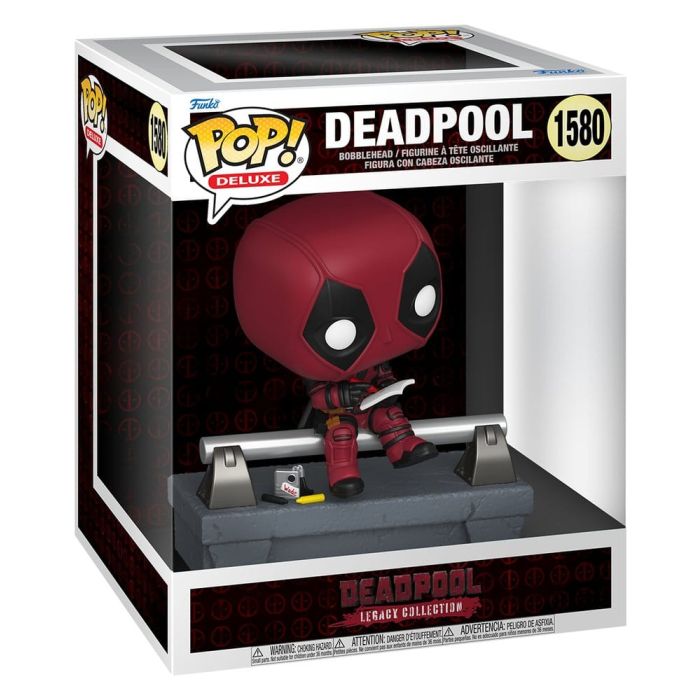 Marvel POP! Deluxe Vinyl Figure Deadpool on Bridge 9 cm