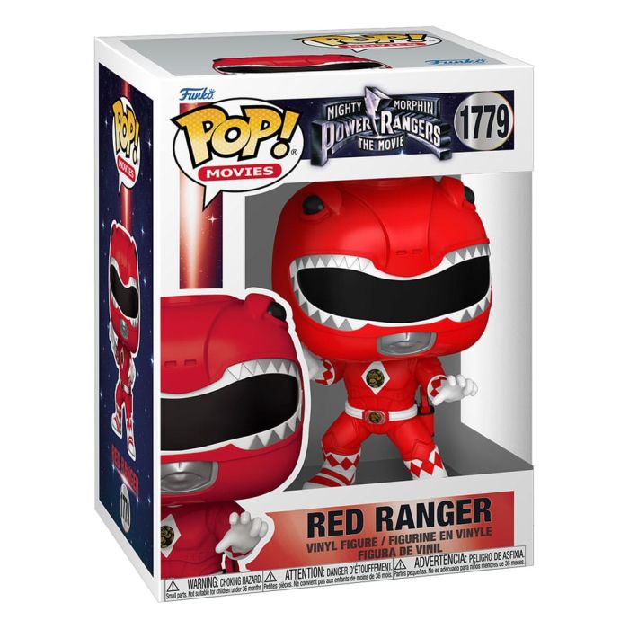 Mighty Morphin Power Rangers: The Movie POP! Movies Vinyl Figures Red Ranger 9 cm