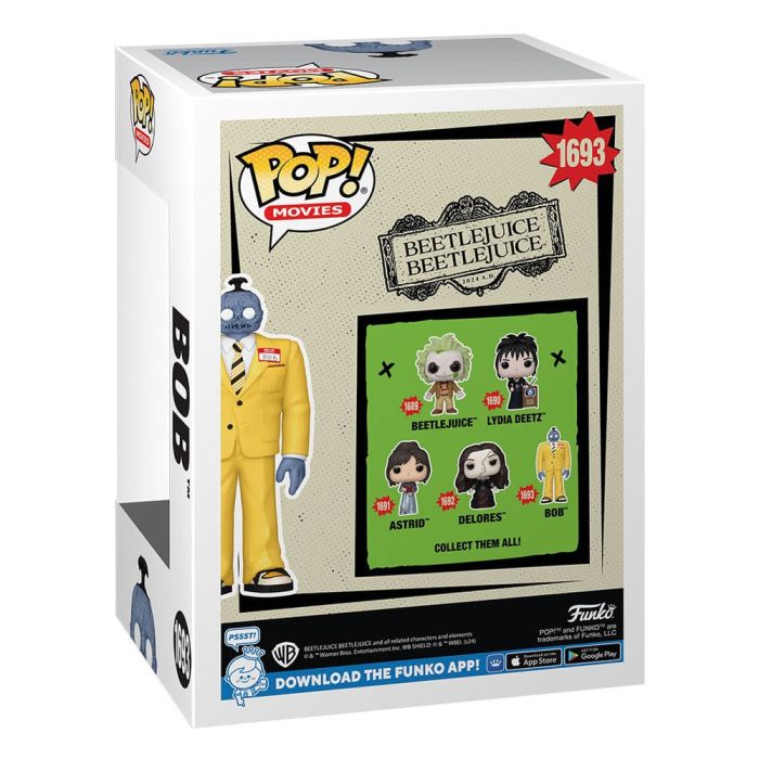 Beetlejuice 2 POP! Movies Vinyl Figure Bob 9 cm 