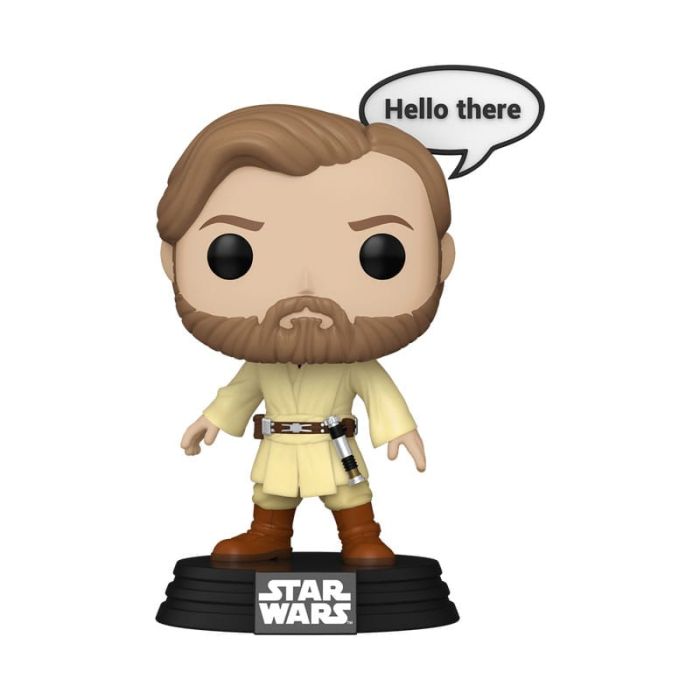 Star Wars: Sayings POP! Plus Movies Vinyl Figure Obi-Wan Kenobi 9 cm 