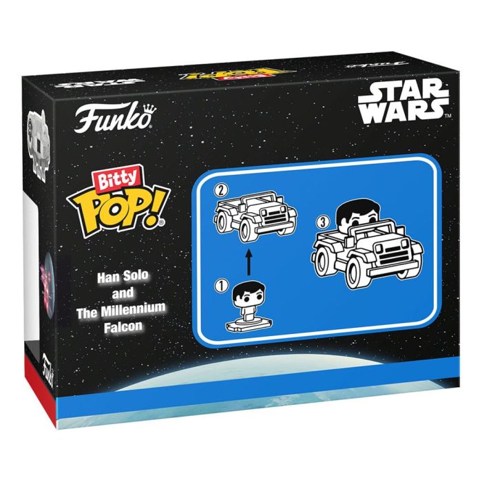 Han Solo with Milennium Falcon - Funko Bitty Pop! Ride - Star Wars
