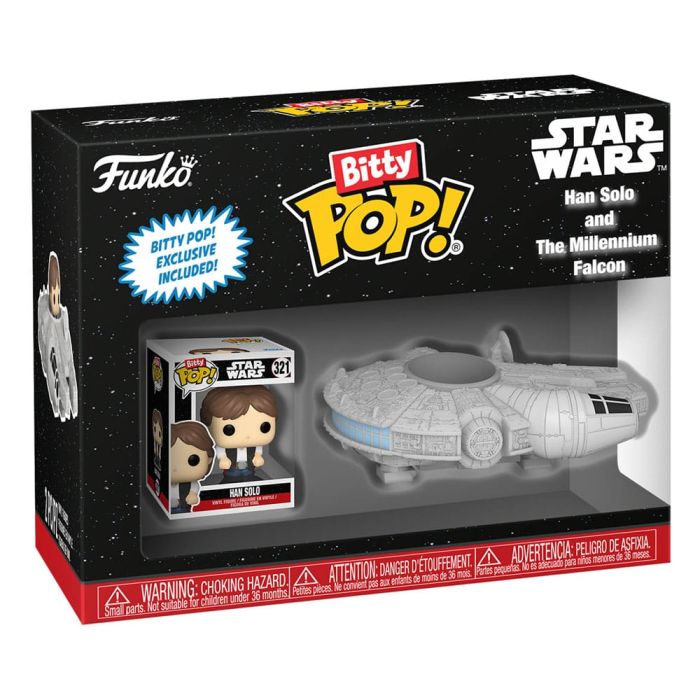Han Solo with Milennium Falcon - Funko Bitty Pop! Ride - Star Wars