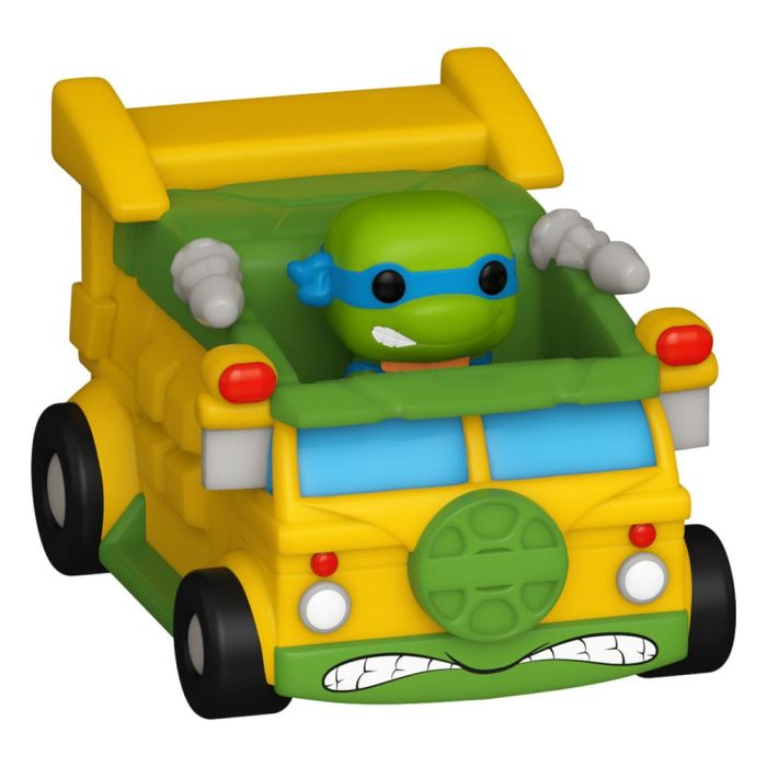 Teenage Mutant Ninja Turtles POP! Rides Vinyl Figure Leonardo w/Van 2,5 cm 