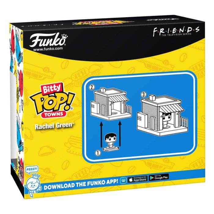 Friends Bitty POP! Town Vinyl Figure Rachel at Central Perks 2,5 cm 