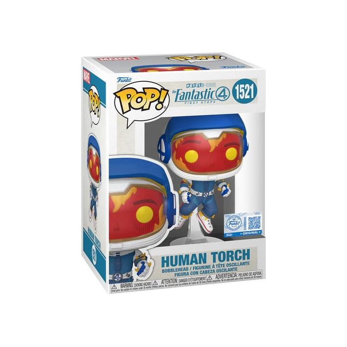 The Fantastic Four: First Steps POP! Vinyl Figure Human Torch (Astronaut) 9 cm