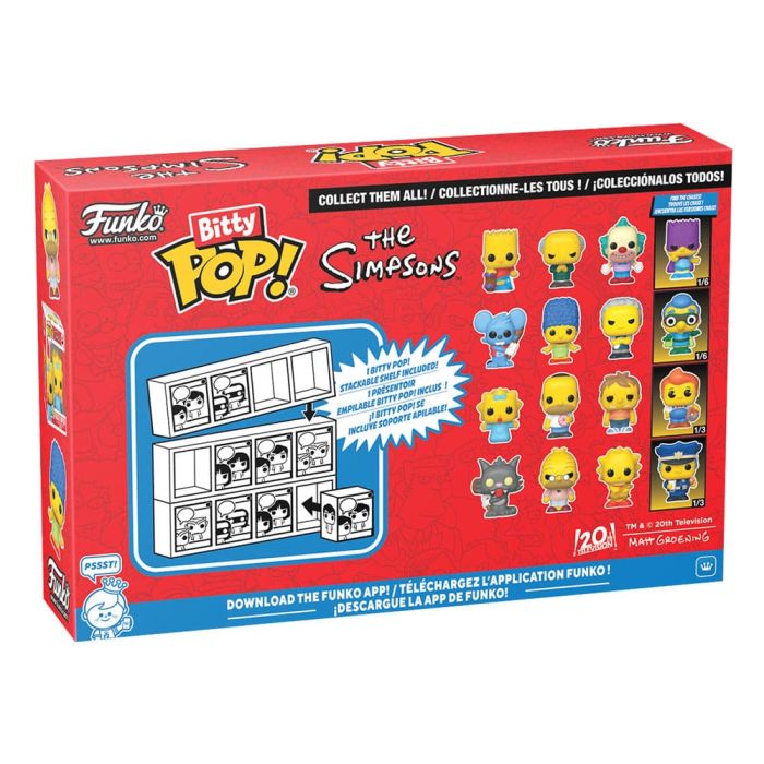 The Simpsons Bitty POP! Vinyl Figure 4-Pack Series 2 2 cm