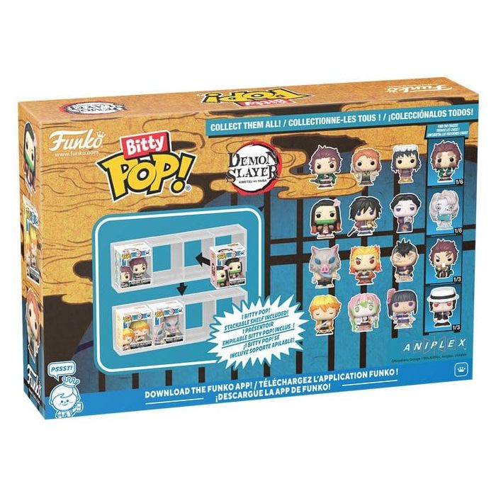 Demon Slayer: Kimetsu no Yaiba Bitty POP! Vinyl Figure 4-Pack Inosuke 2,5 cm