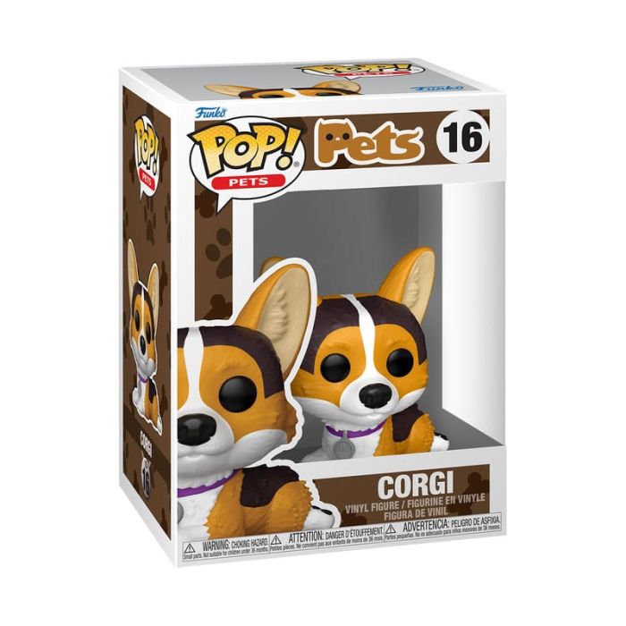Funko-Legacy POP! Pets Vinyl Figure Corgi 9 cm