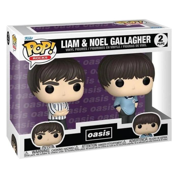 Oasis POP! Vinyl Figures 2-Pack Liam & Noel Gallagher 9 cm