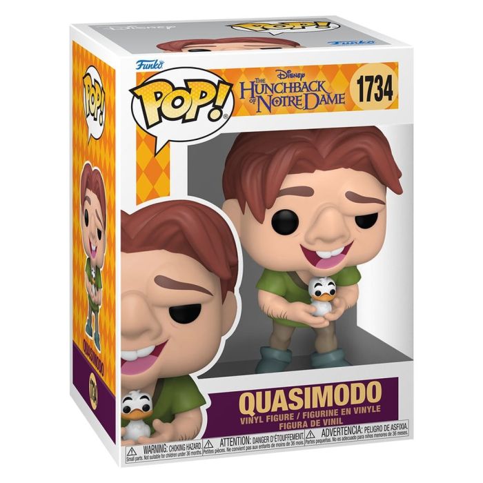 The Hunchback of Notre Dame POP! Vinyl Figure Quasimodo with Bird 9 cm